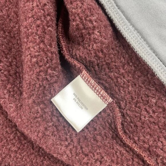 Peter Millar Crown Sweater Fleece Vest Burgundy Full-Zip Claret Size M Medium - Picture 5 of 8